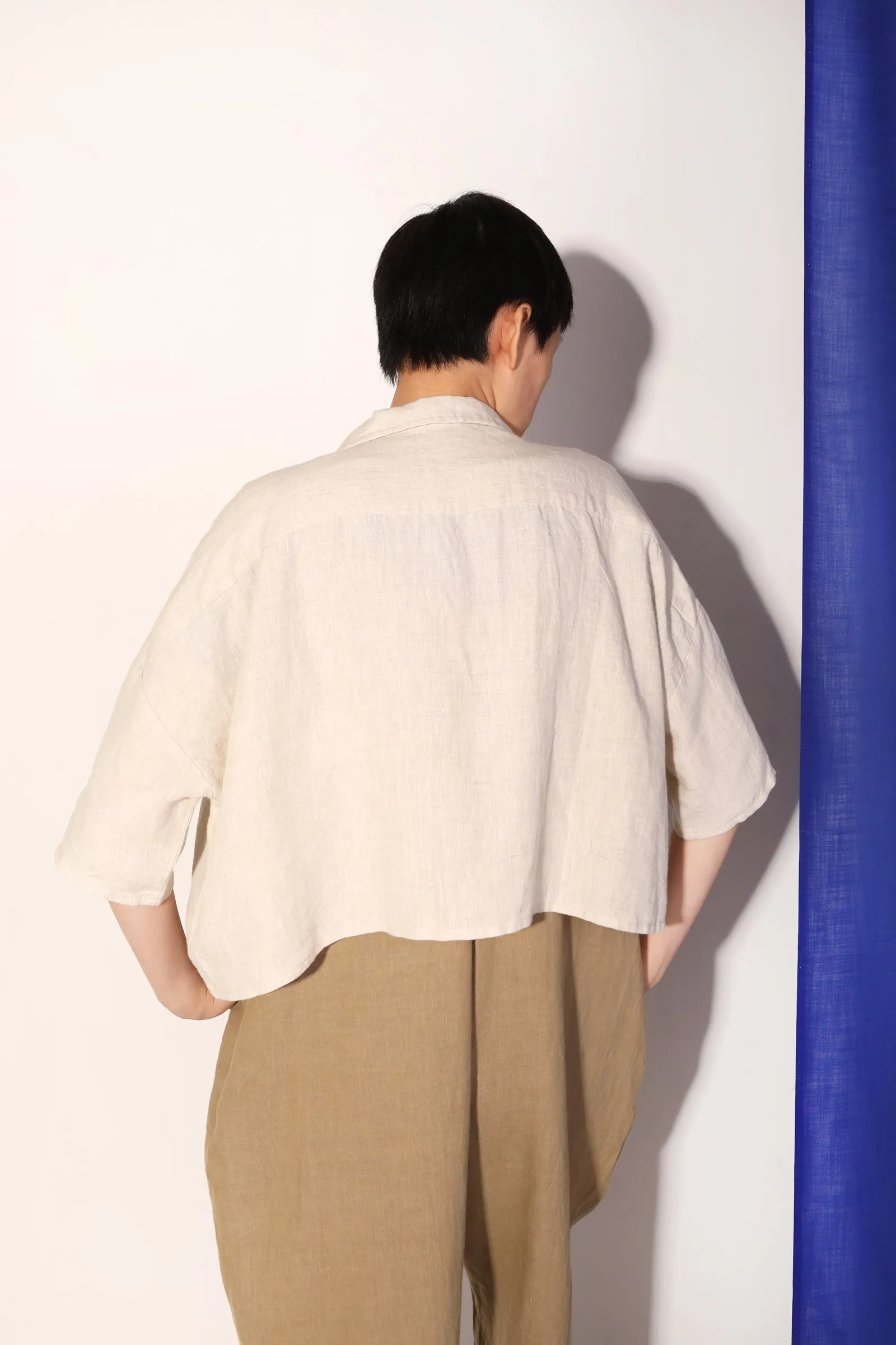 Maxim Linen Shirt Cream