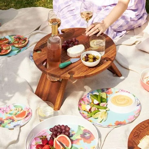 Maxwell & Williams Balinese Garden Bamboo Dinner Plates, Set Of 4
