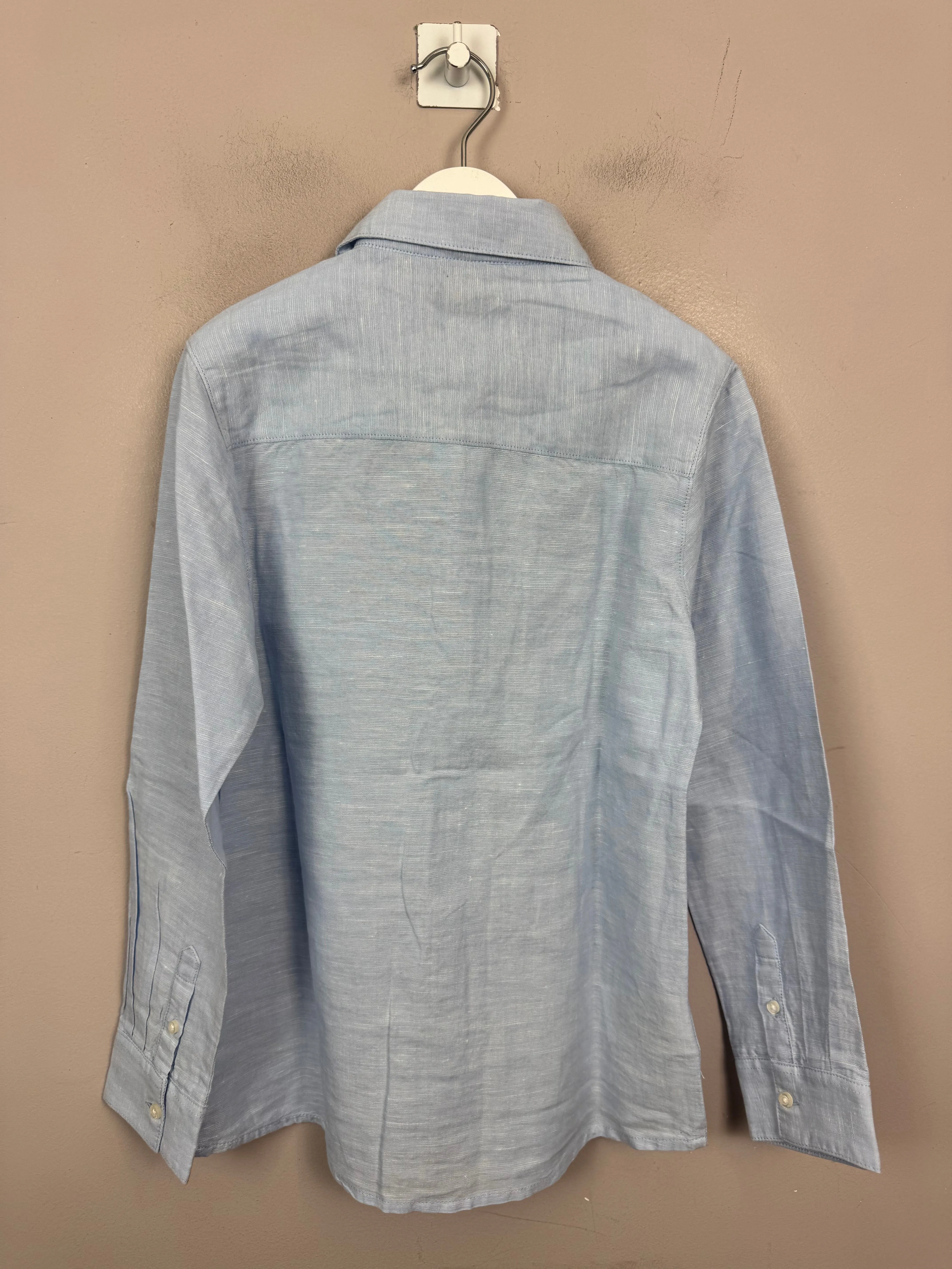 Mayoral Blue Linen Mix Shirt 8y