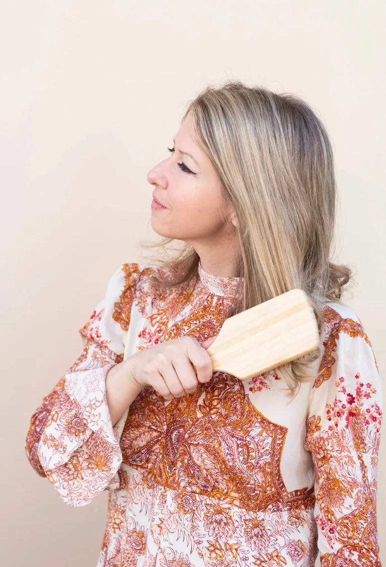 Me Mother Earth Bamboo Paddle Hairbrush