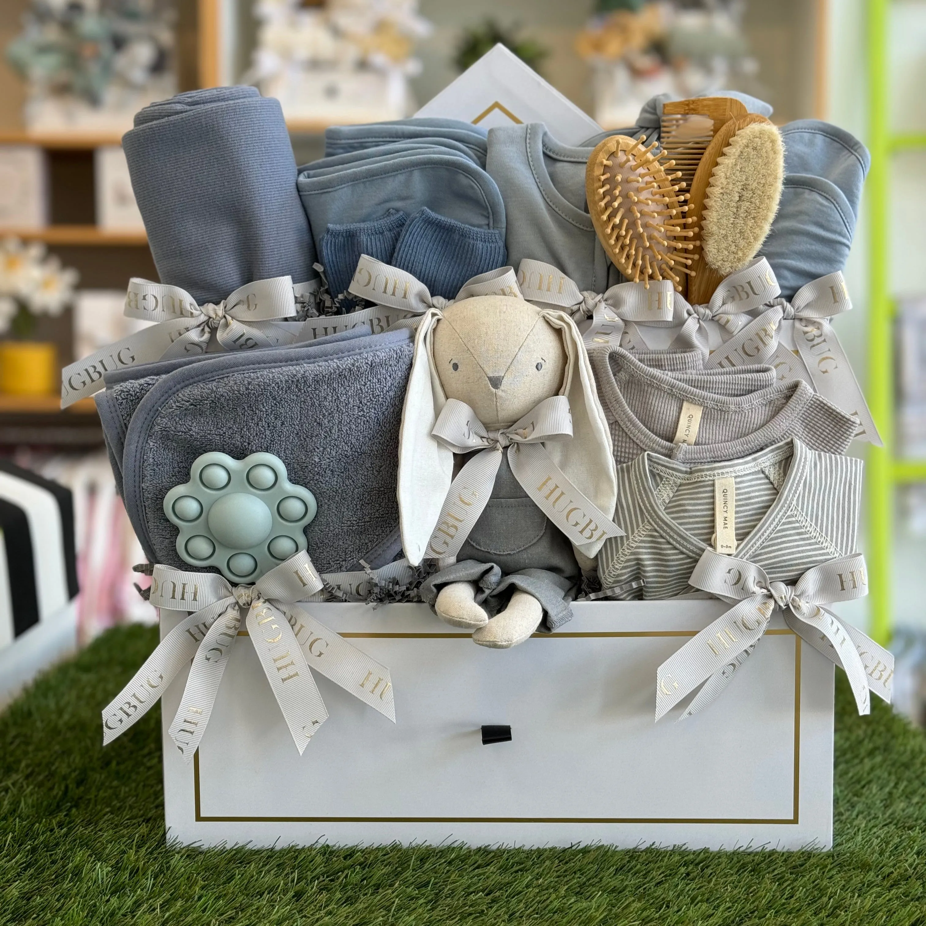 Medium Blue Bunny Gift Set | Boy