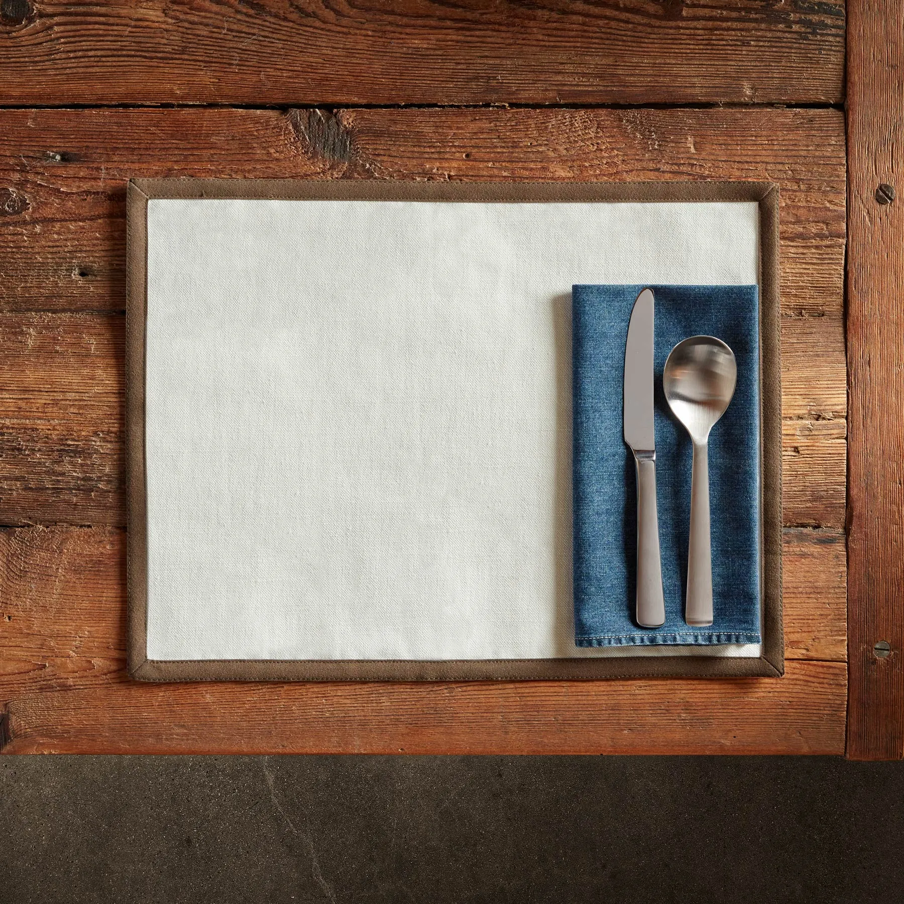 Medium Denim Napkin - Medium Denim