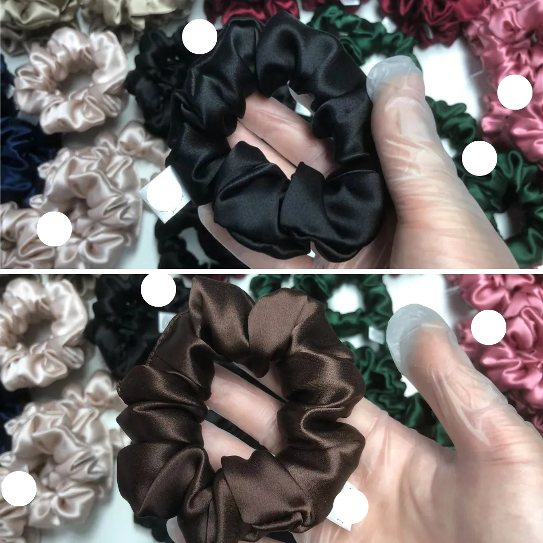 Medium Silk Scrunchie Custom Wholesale
