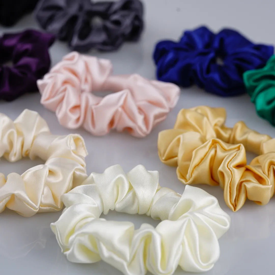 Medium Silk Scrunchie Custom Wholesale