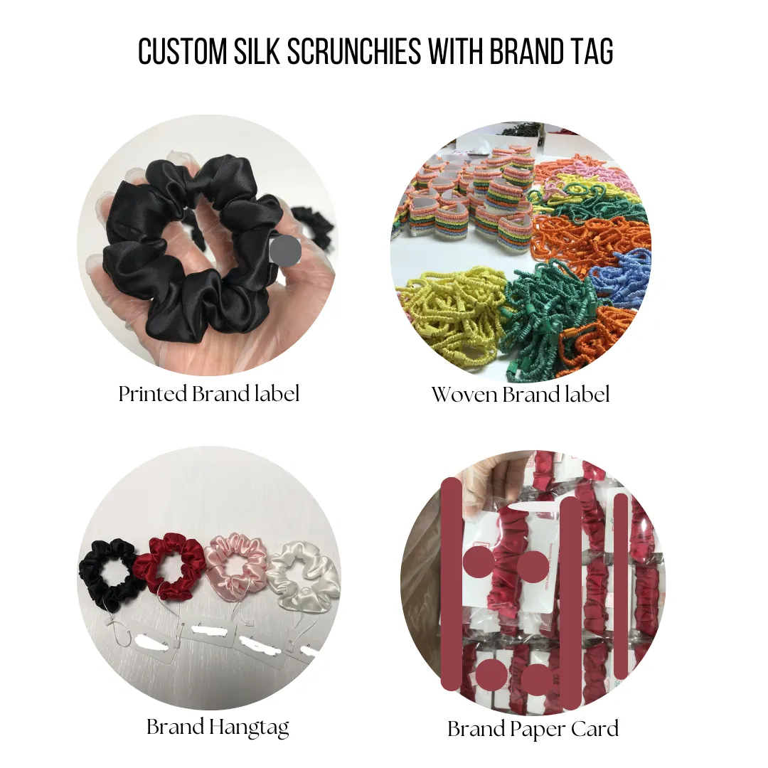 Medium Silk Scrunchie Custom Wholesale