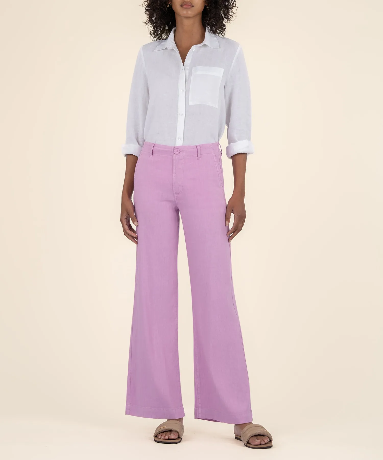 Meg Linen Wide Leg - Petite