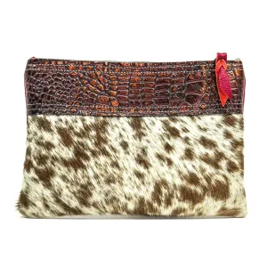 Mega Organizer - Longhorn w/ Burgundy Croc