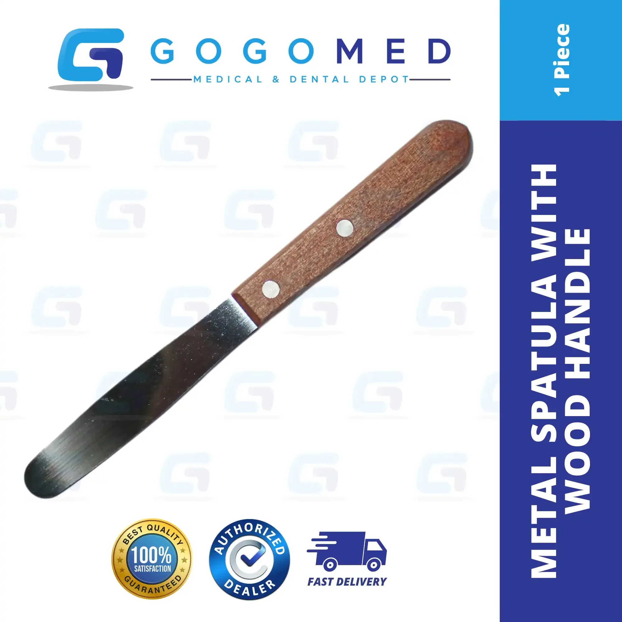 Metal Spatula with Wood Handle