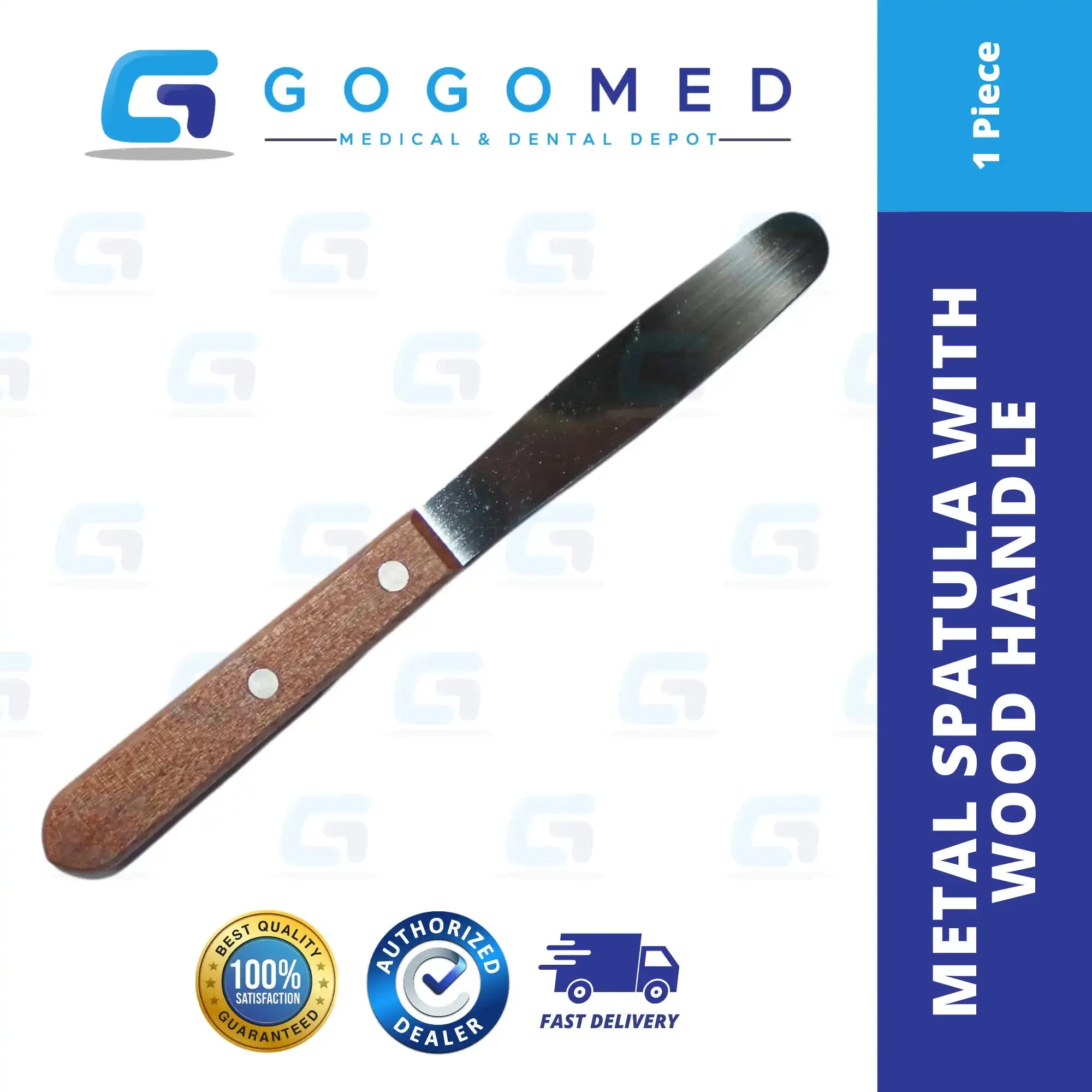 Metal Spatula with Wood Handle