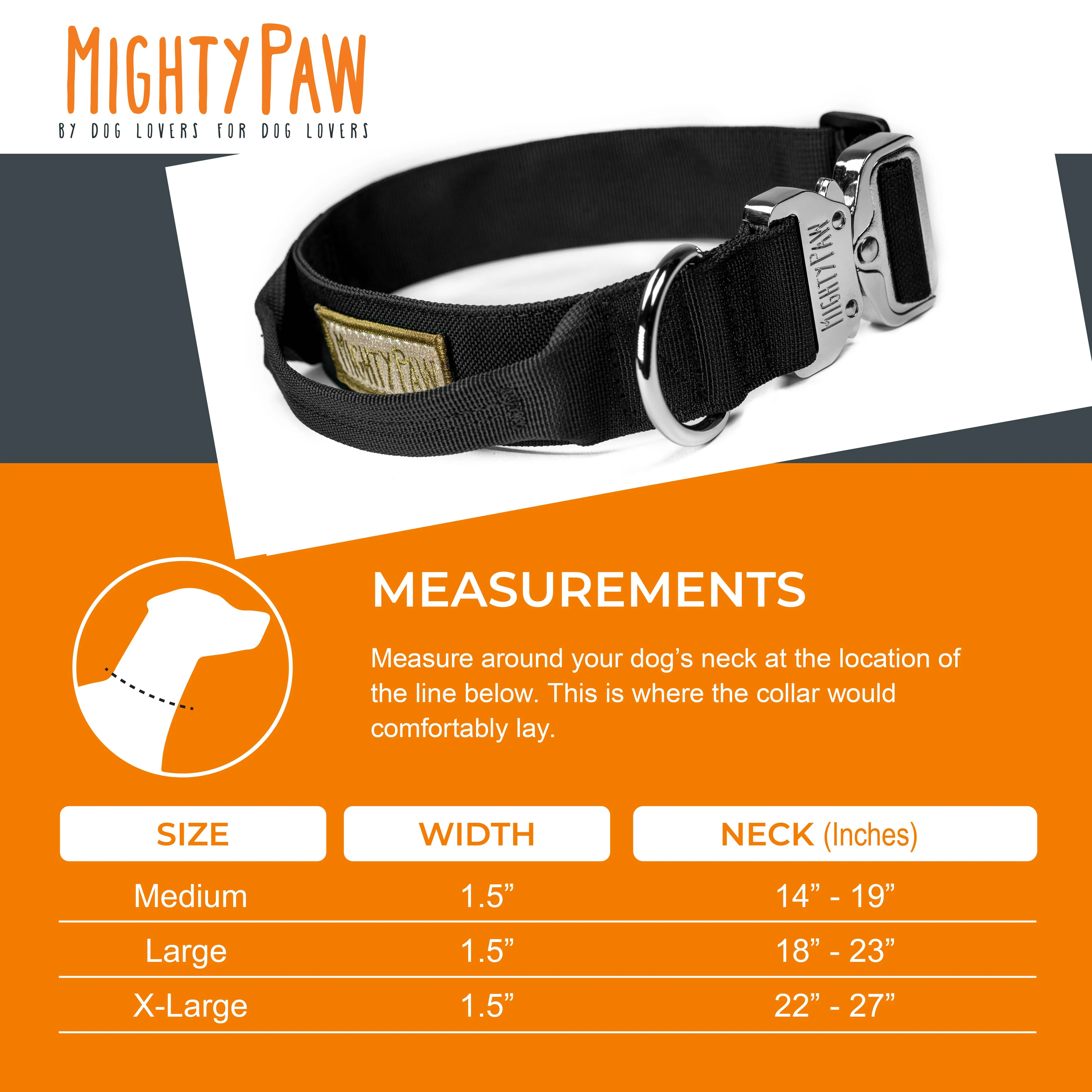 Mighty Paw - Tactical Dog Collar