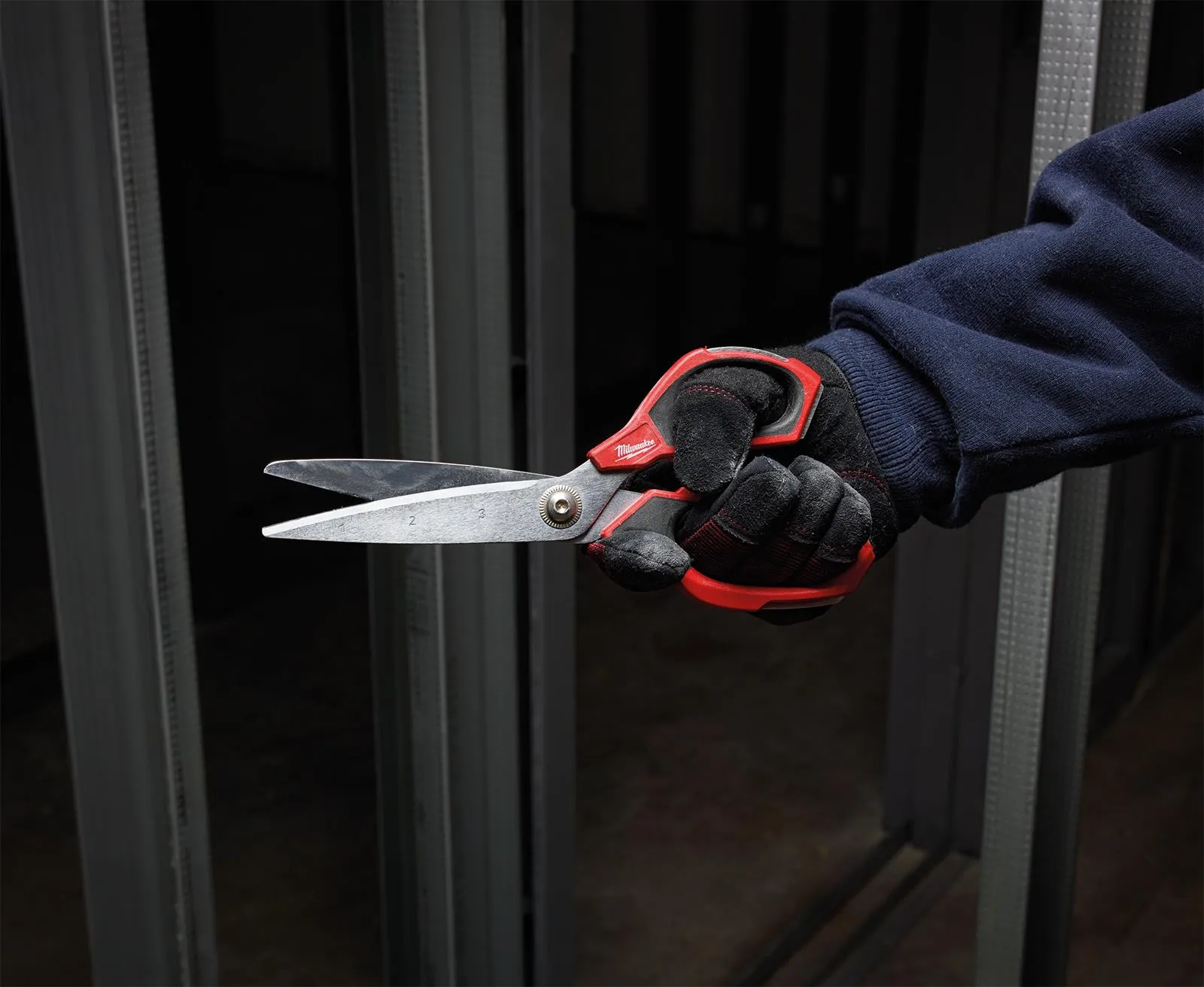 Milwaukee Jobsite Straight Scissors 95mm Blade