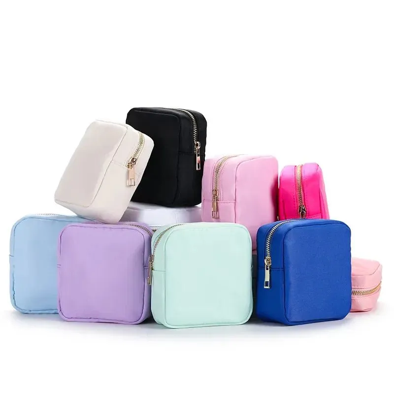Mini Makeup Bag Waterproof Zipper Pouch
