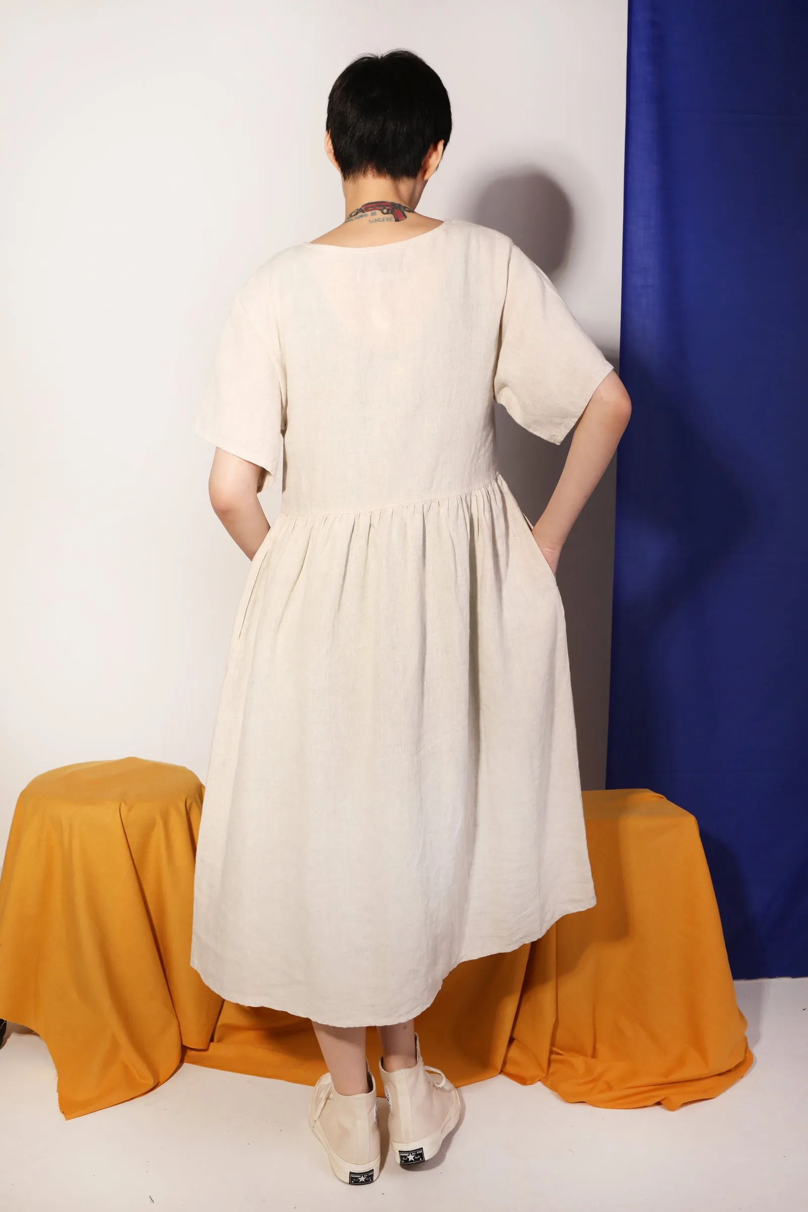 Mitch Dress Cream