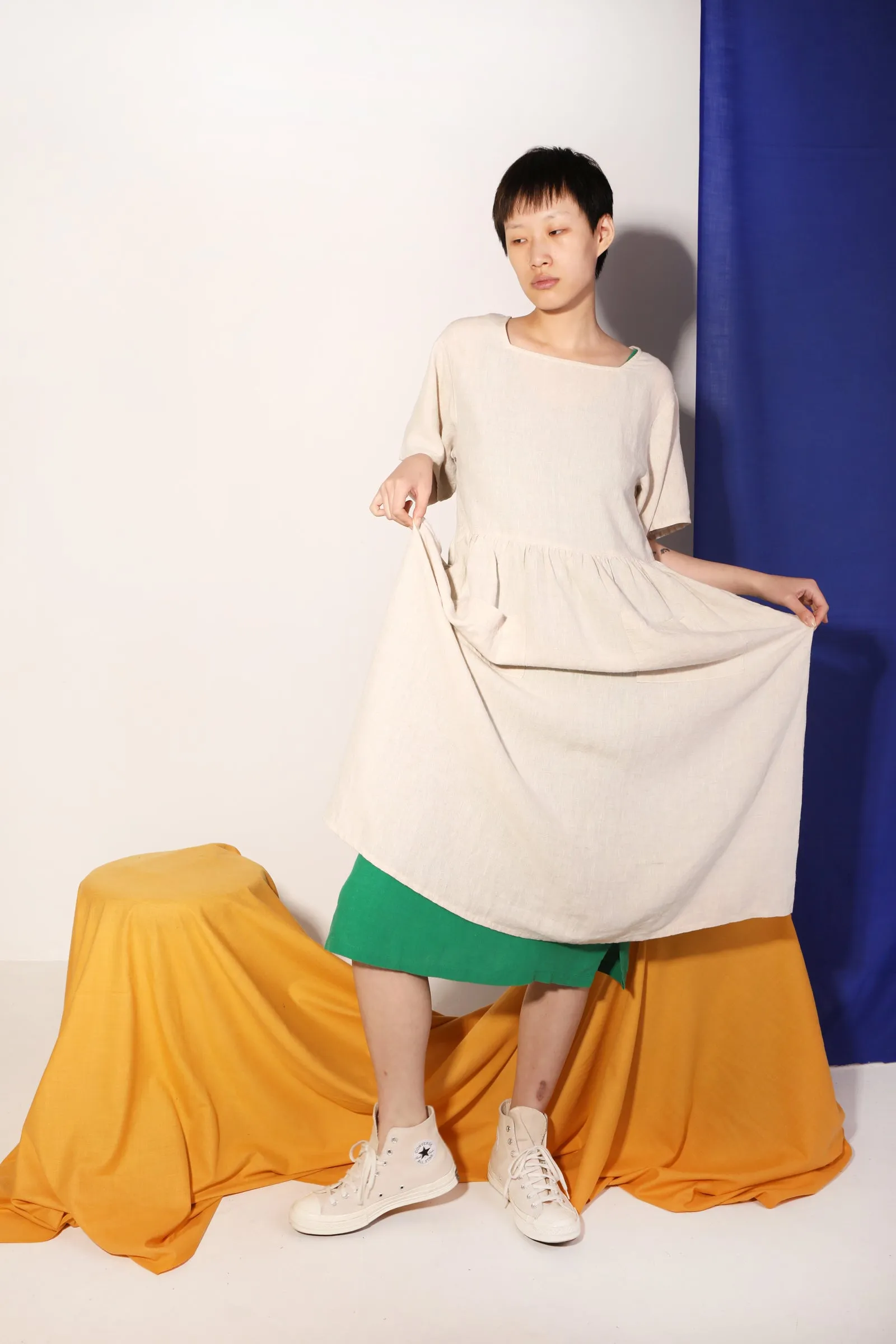 Mitch Dress Cream