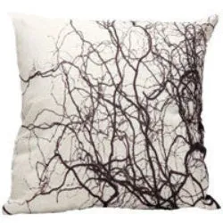 Modern Simple Plant Decorative Pillow Case Chair Waist Square 45x45cm Cotton Linen Pillow Cover Home Textile Living