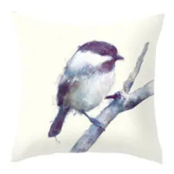 Modern Simple Plant Decorative Pillow Case Chair Waist Square 45x45cm Cotton Linen Pillow Cover Home Textile Living
