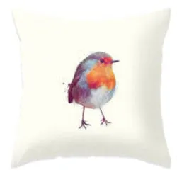 Modern Simple Plant Decorative Pillow Case Chair Waist Square 45x45cm Cotton Linen Pillow Cover Home Textile Living