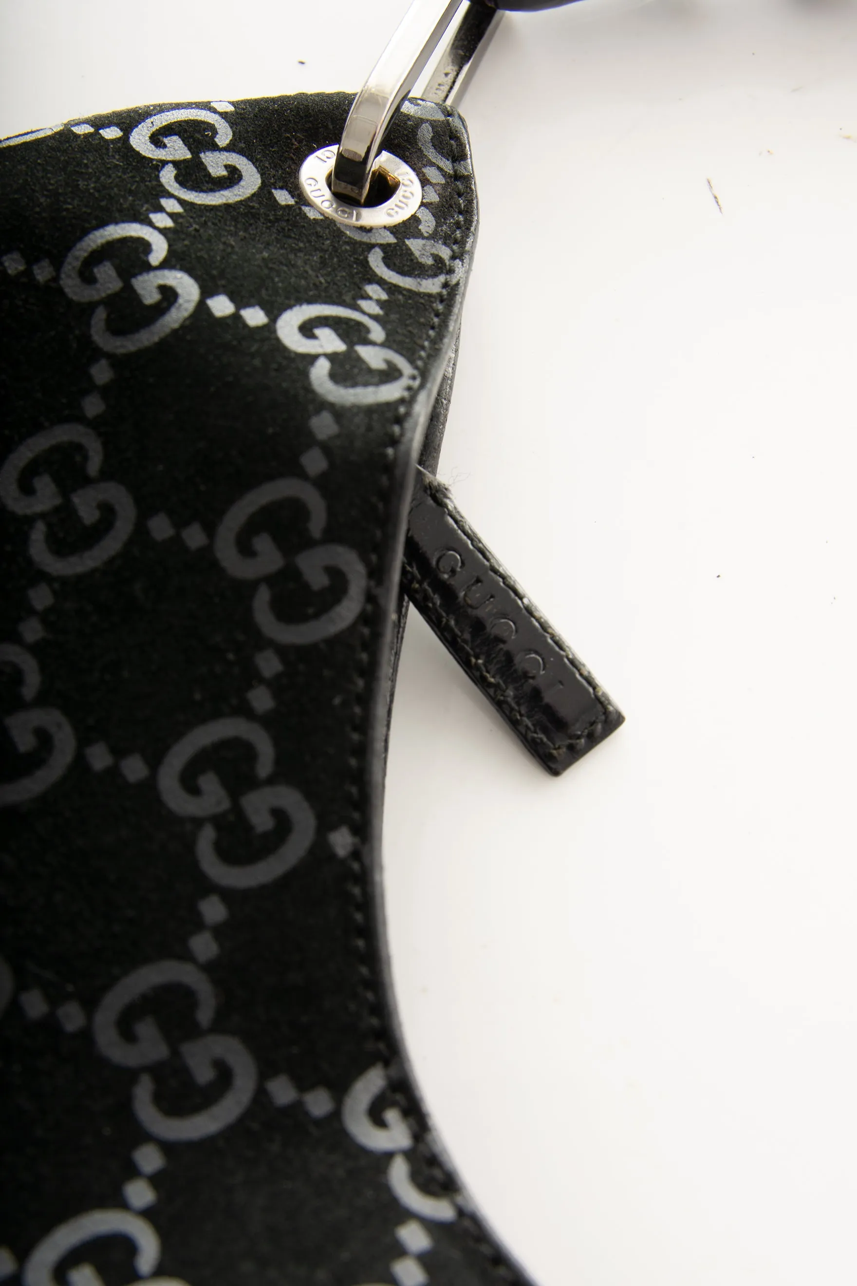 Monogram Bag with Bamboo Handle
