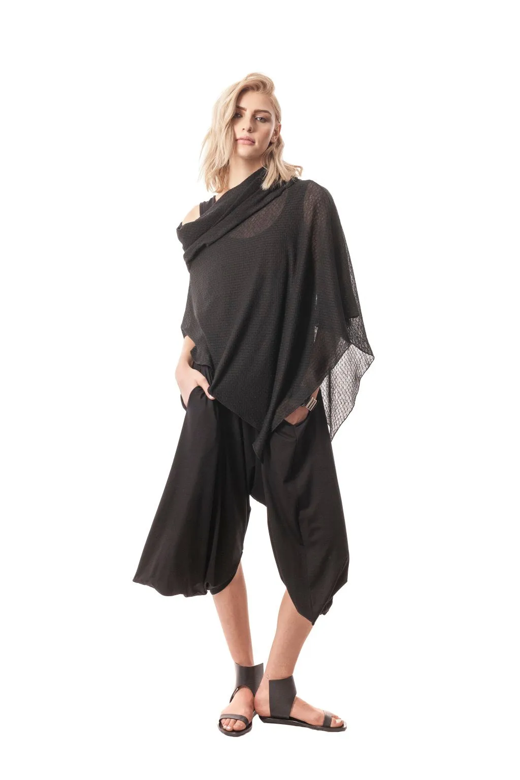 Monreale Draped Bamboo Jersey Jumpsuit