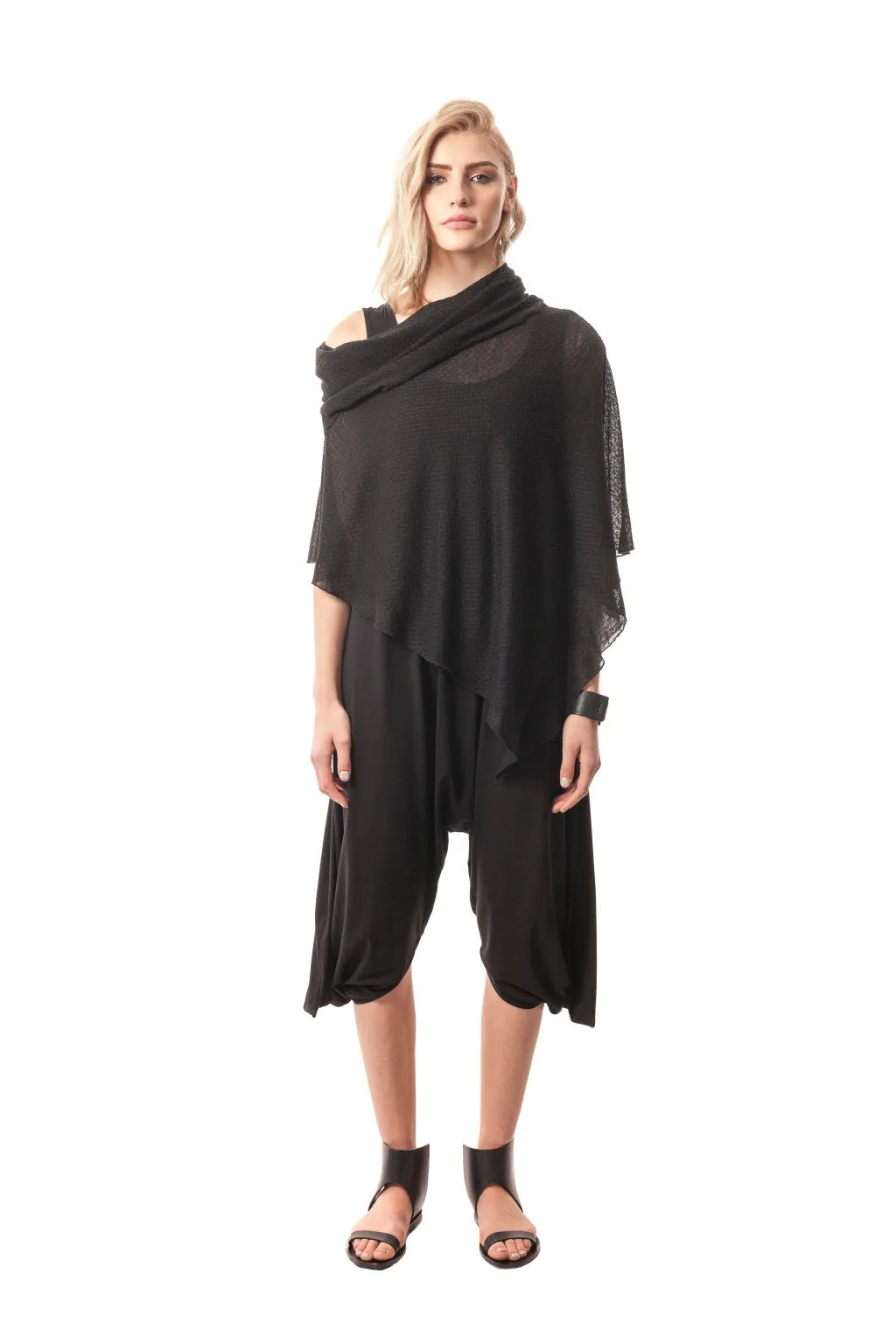 Monreale Draped Bamboo Jersey Jumpsuit