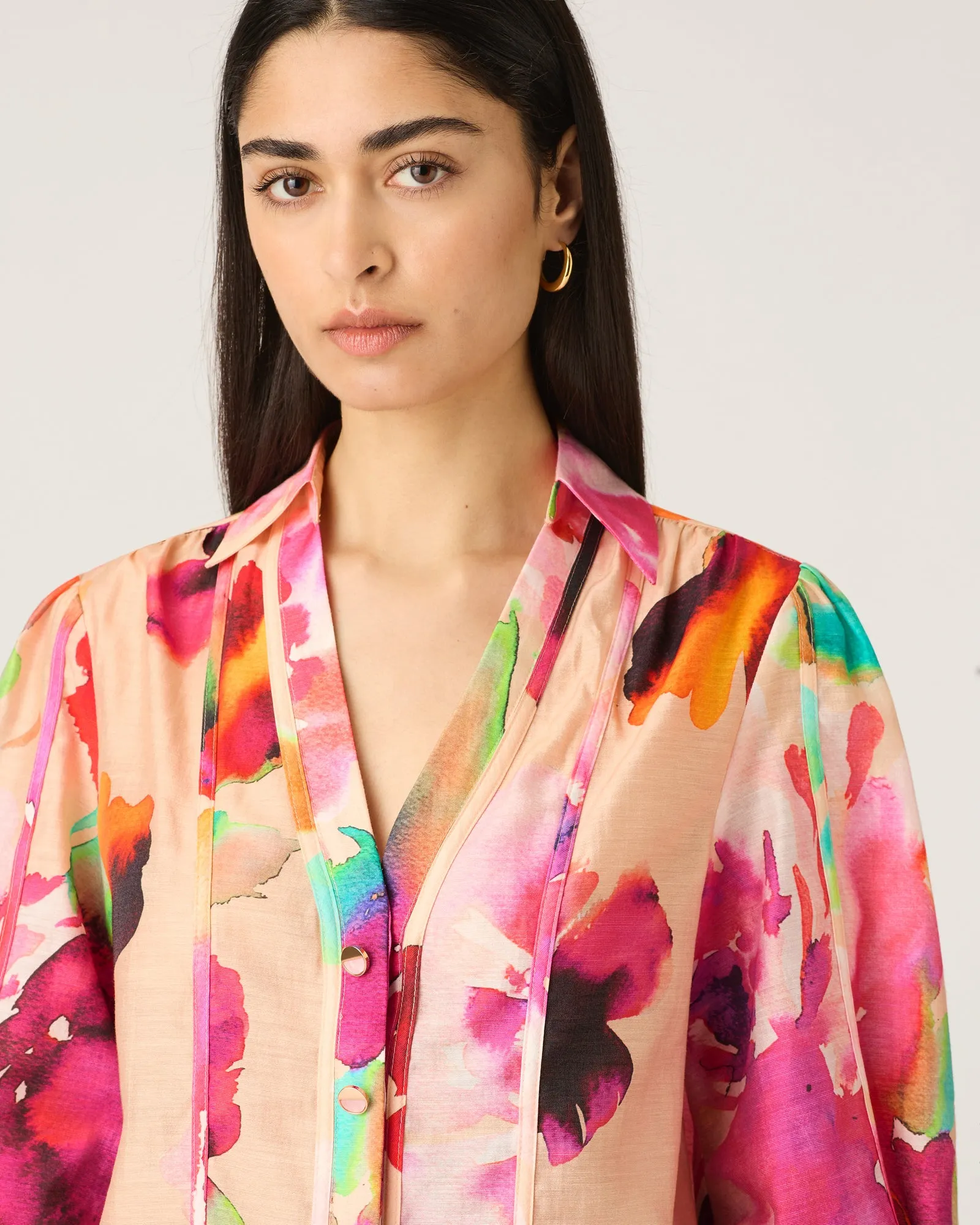 Mos the Label Stella Blouse - Watercolour
