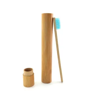 Natural Bamboo Wooden Toothbrush With Holder