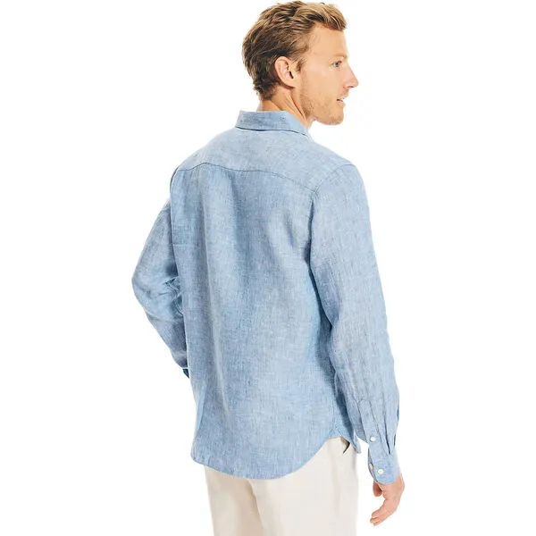 Nautica Classic Fit Bridgetown Linen Shirt - 3 Colours