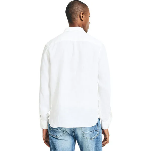 Nautica Classic Fit Bridgetown Linen Shirt - 3 Colours