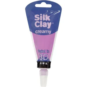 Neon Lilac Colour Liquid Modelling Clay Piping Bag For Relief Drawing 35 ml