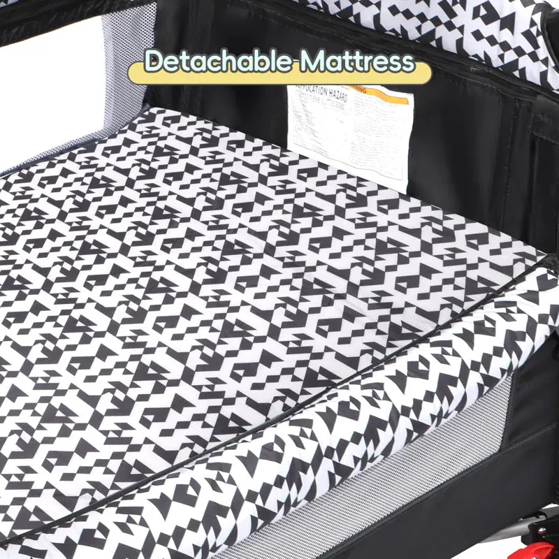 NEW Retails $239 , Zoomie Kids Ardilla Bassinet with Mattress! Was store display includes the Bassinet & Mattress Only, no attachments