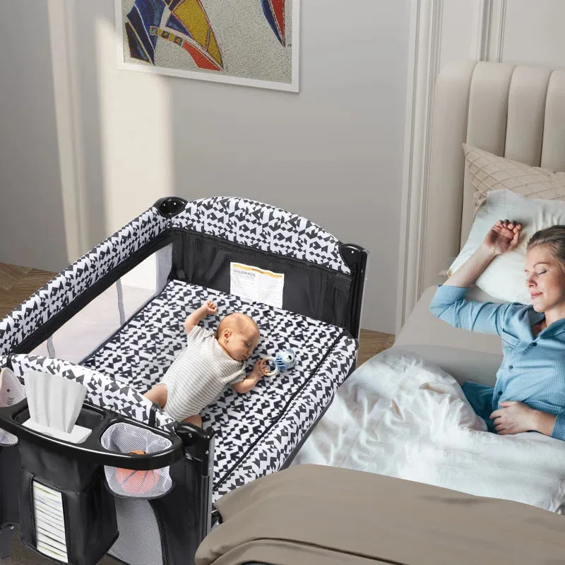 NEW Retails $239 , Zoomie Kids Ardilla Bassinet with Mattress! Was store display includes the Bassinet & Mattress Only, no attachments
