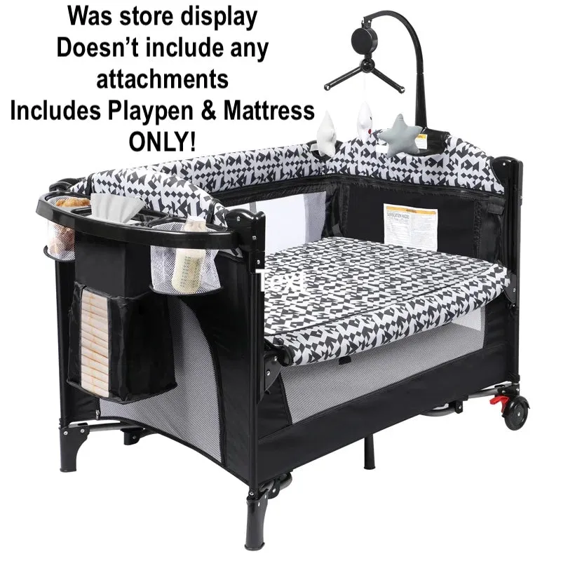 NEW Retails $239 , Zoomie Kids Ardilla Bassinet with Mattress! Was store display includes the Bassinet & Mattress Only, no attachments