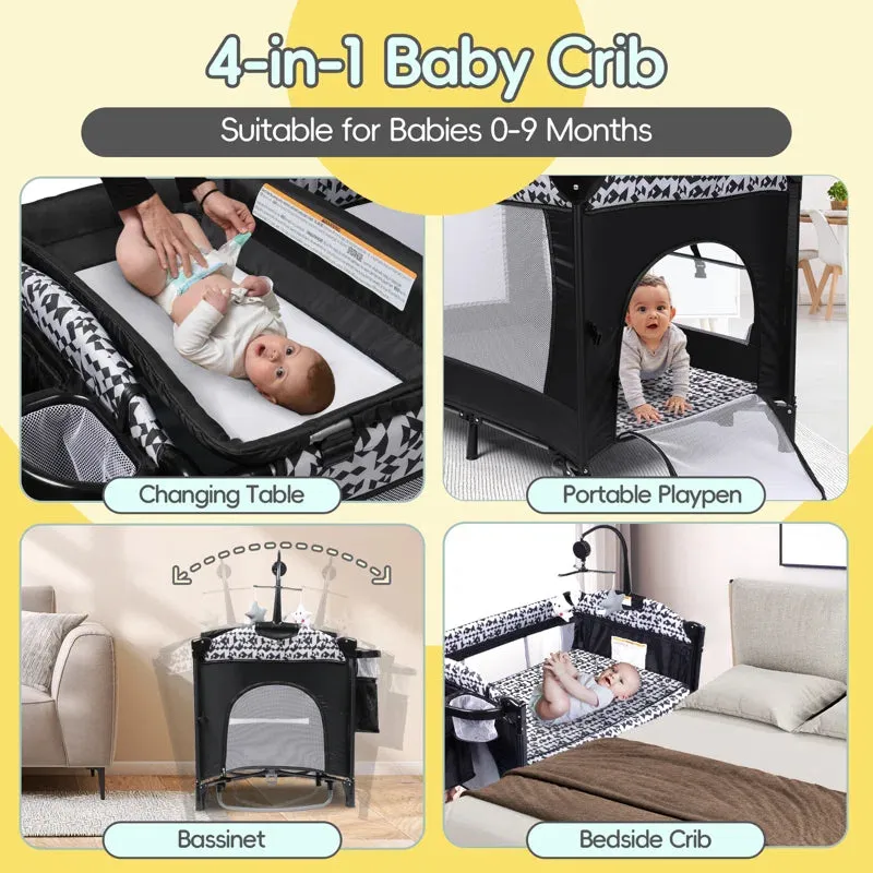 NEW Retails $239 , Zoomie Kids Ardilla Bassinet with Mattress! Was store display includes the Bassinet & Mattress Only, no attachments