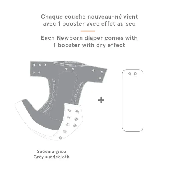 Newborn All In One Cloth Diaper - Woof