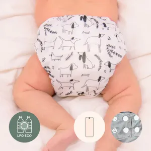 Newborn All In One Cloth Diaper - Woof