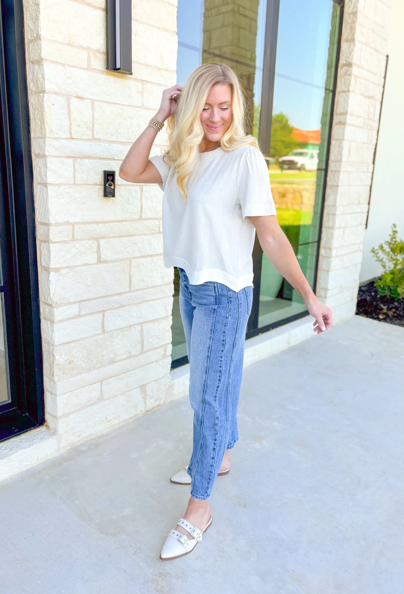 No Doubt Linen Top