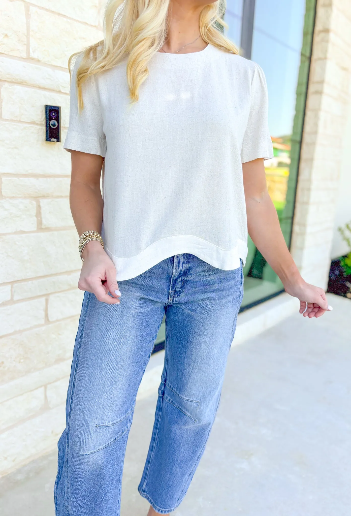 No Doubt Linen Top