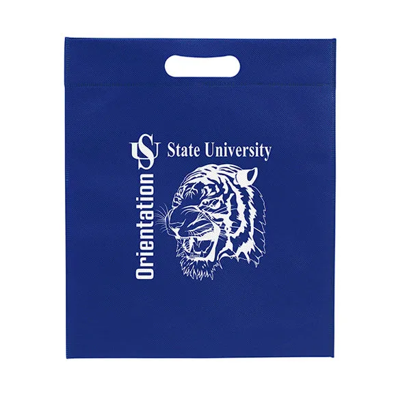 Non-Woven Die Cut Tote Bag 13W x 15H x 3