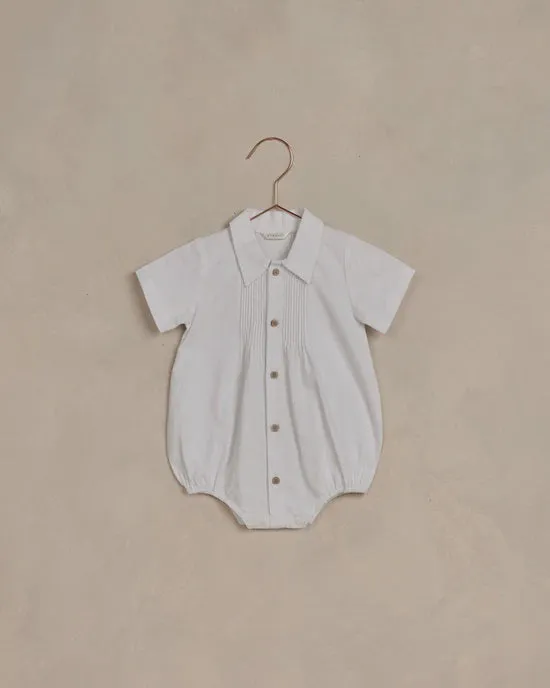 Noralee - Henry Romper - White