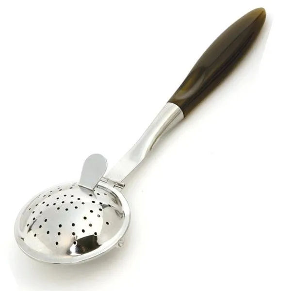Norpro Stainless Steel Tea Infuser With Brown Handle 5572