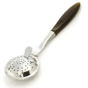 Norpro Stainless Steel Tea Infuser With Brown Handle 5572