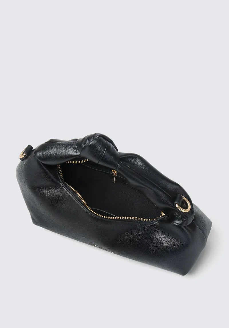 Nurita Harith Nanna Top Handle Puff Bag (Black)