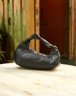 Nurita Harith Nanna Top Handle Puff Bag (Black)