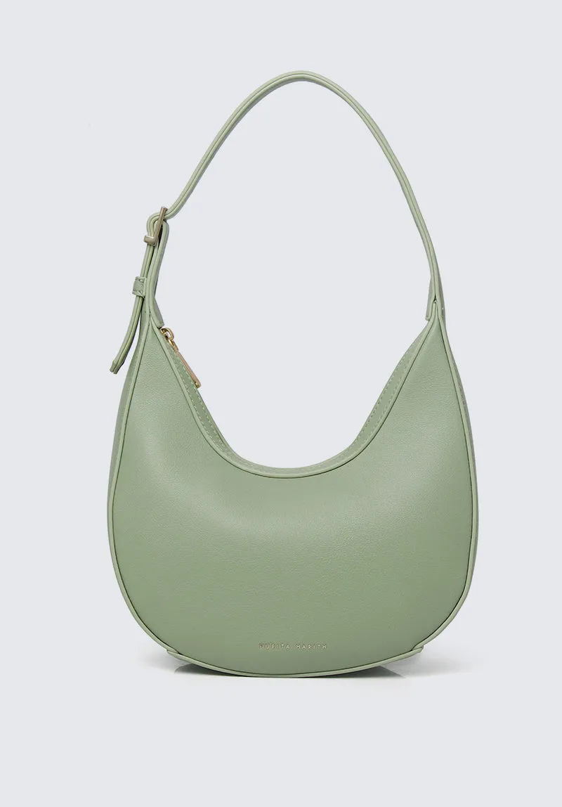Nurita Harith Njeri Shoulder Hobo Bag (Light Green)