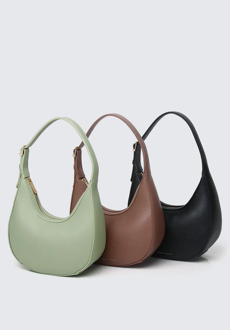 Nurita Harith Njeri Shoulder Hobo Bag (Light Green)