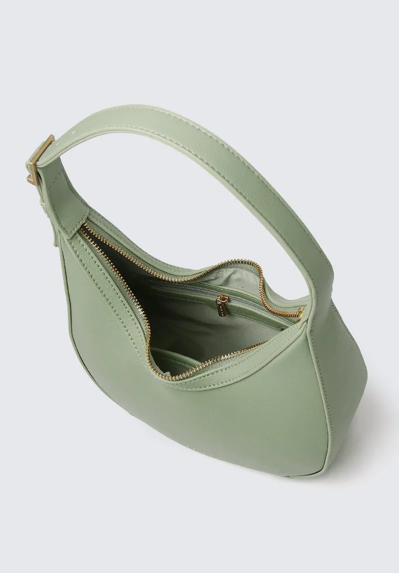 Nurita Harith Njeri Shoulder Hobo Bag (Light Green)