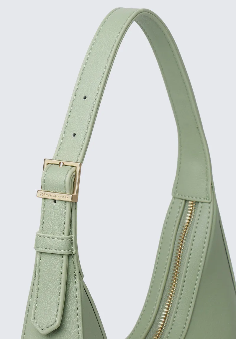 Nurita Harith Njeri Shoulder Hobo Bag (Light Green)