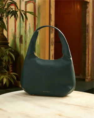 Nurita Harith Norri Medium Hobo Bag (Dark Green)