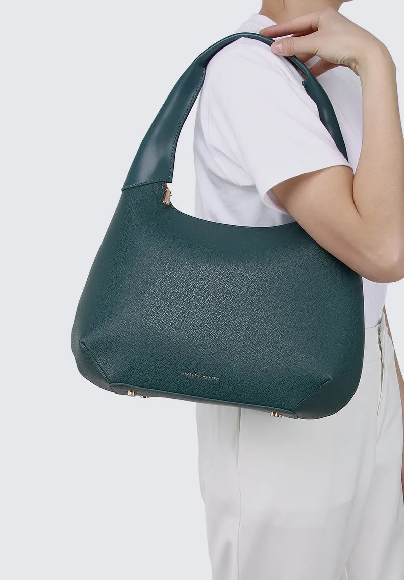 Nurita Harith Norri Medium Hobo Bag (Dark Green)