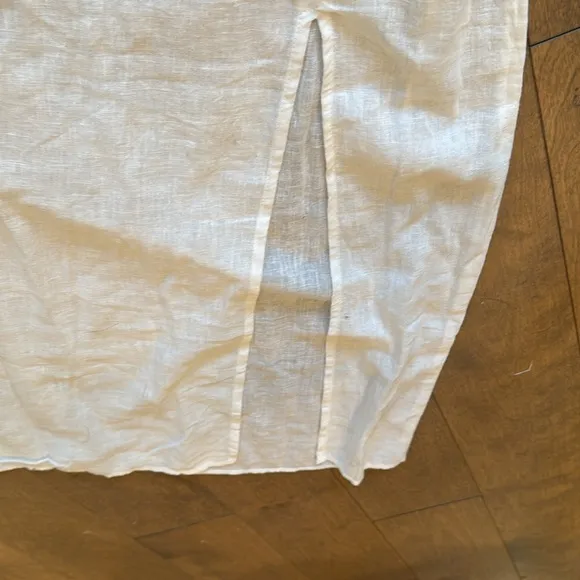 NWT Free people skirt set size small cotton linen